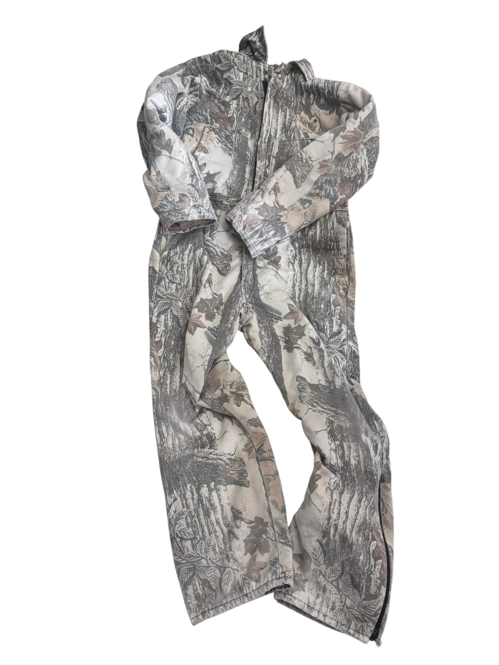 Vintage Walls Blizzard Pluf Woodland Camouflage Coveralls